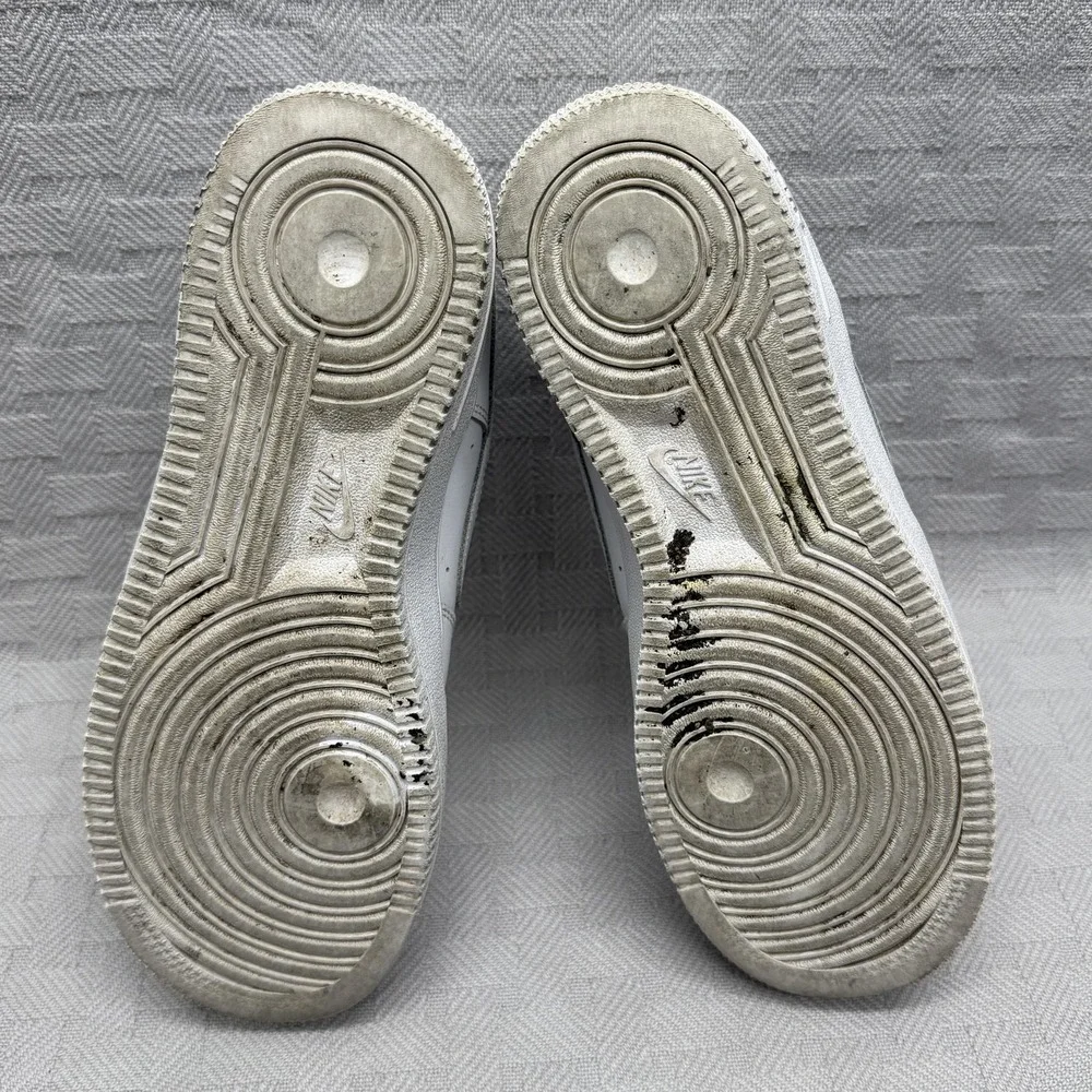 Nike Air Force 1‎ Shoes Youth Size 7 White Leather Low Top FV5951-111